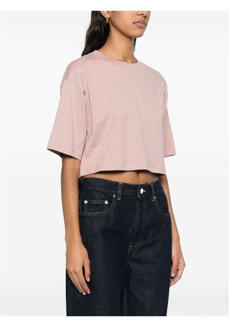 T-shirt Gupo crop in rosa Loulou studio - donna LOULOU DE SAISON | GUPOPTLRS